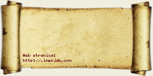 Trnjina Tomaš vizit kartica